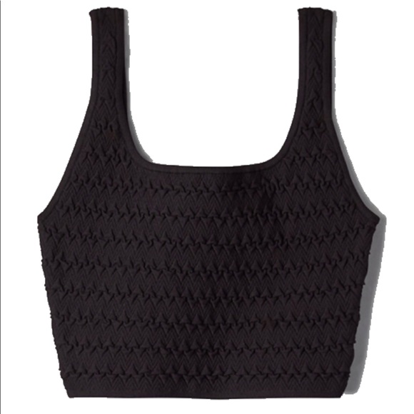 Aritzia Tops - Aritzia Arjun Sculpt Knit Top Black Knit